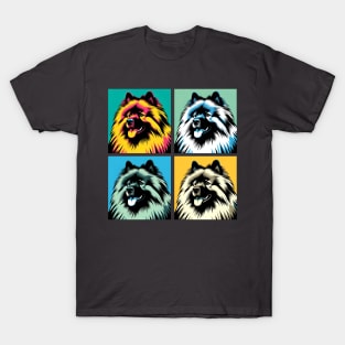 Keeshond Pop Art - Dog Lovers T-Shirt